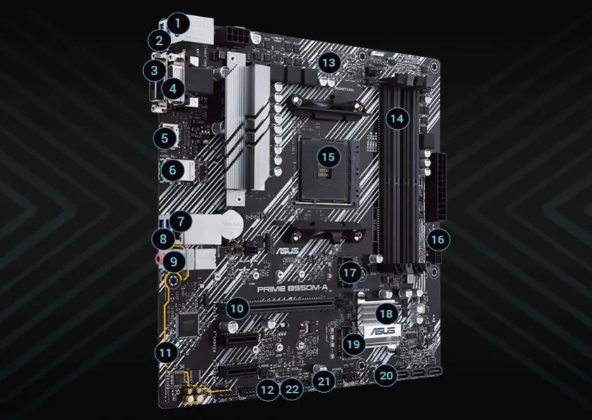 ASUS Prime B550M-A/CSM Anakart