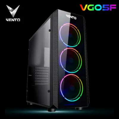 Vento VG05F+ 600W 80 Plus ATX Mid-Tower Gaming Kasa
