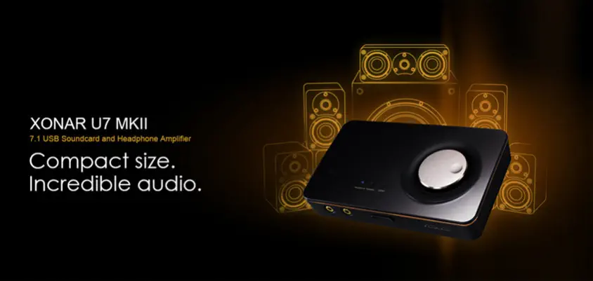 ASUS Xonar U7 MKII 7.1 USB Gaming Ses Kartı