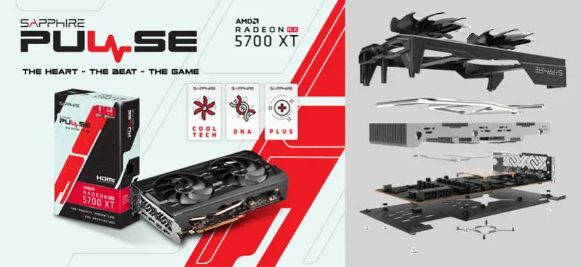 Sapphire Pulse RX 5700 XT BE 11293-09-20G Gaming Ekran Kartı