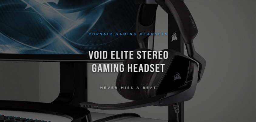 Corsair Void Elite Stereo Carbon CA-9011208-EU Kablolu Gaming Kulaklık
