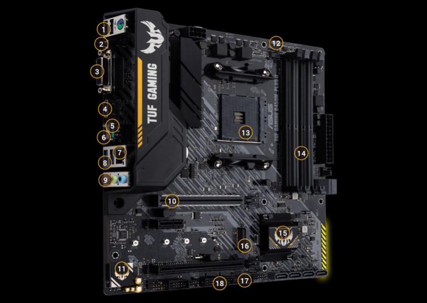 Asus TUF GAMING B450M-PLUS II Gaming Anakart