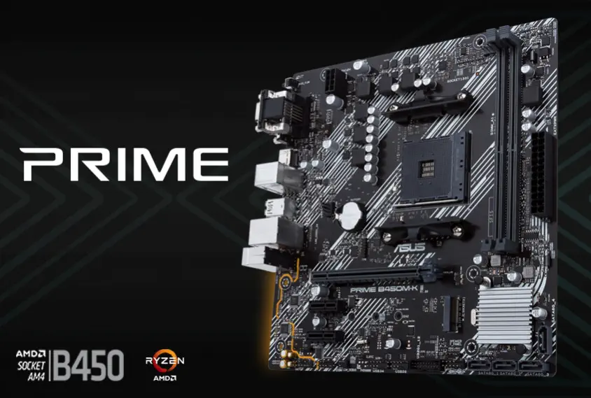 ASUS Prime B450M-K II AMD Soket AM4 DDR4 4400(OC)MHz Micro ATX Anakart