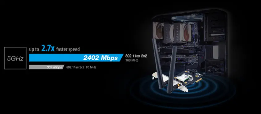 ASUS PCE-AX3000 Dual Band PCI-E Adaptör