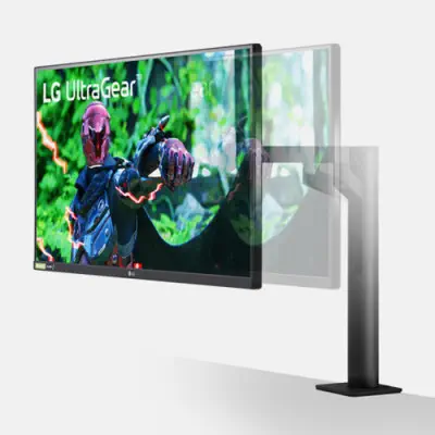 LG UltraGear 27GN880-B 27″ Ergo Nano IPS QHD Gaming Monitör