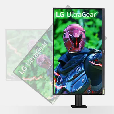 LG UltraGear 27GN880-B 27″ Ergo Nano IPS QHD Gaming Monitör