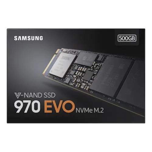 Samsung 970 EVO MZ-V7E500BW 500GB NVMe M.2 SSD Disk