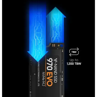 Samsung 970 EVO MZ-V7E500BW 500GB NVMe M.2 SSD Disk