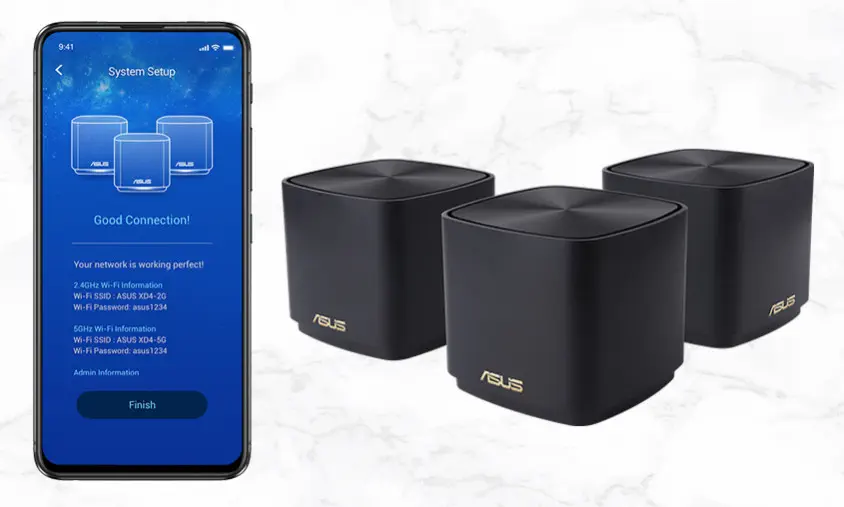 ASUS ZenWiFi AX Mini XD4 (B-3-PK) Wi-Fi 6 Mesh Sistemi (Beyaz Üçlü Paket)