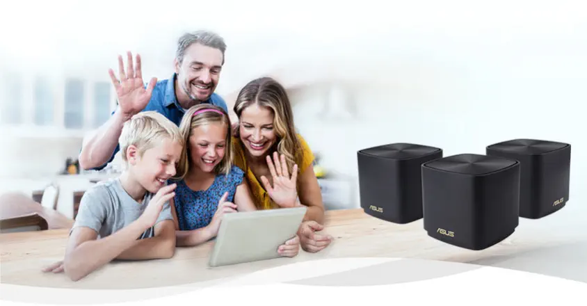 ASUS ZenWiFi AX Mini XD4 (B-3-PK) Wi-Fi 6 Mesh Sistemi (Beyaz Üçlü Paket)