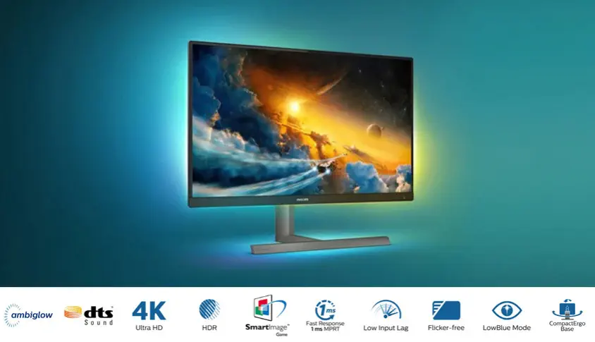 Philips Momentum 278M1R 27″ IPS 4K UHD Konsol Gaming Monitör