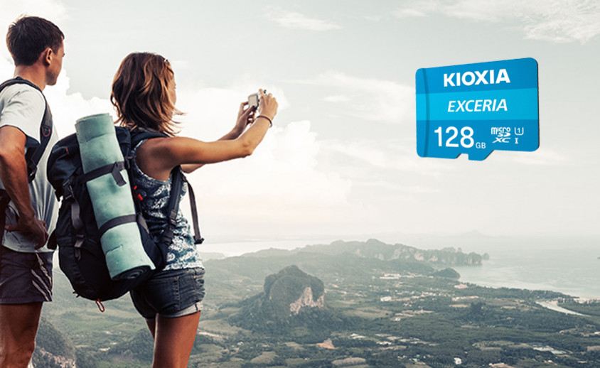 Kioxia Exceria LMEX1L128GG2 128GB MicroSD Hafıza Kartı 