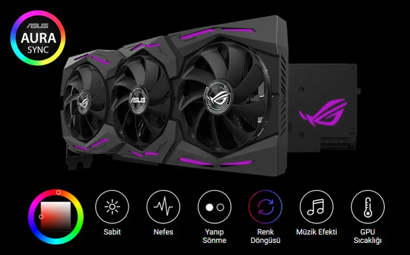 Asus ROG-STRIX-RTX2060-O6G-EVO-GAMING Ekran Kartı