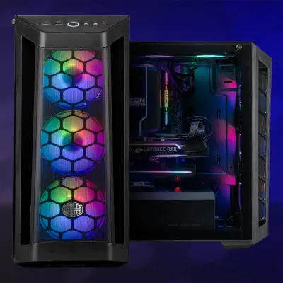Cooler Master MCB-B511D-KGNN-STU E-ATX Mid-Tower Gaming Kasa