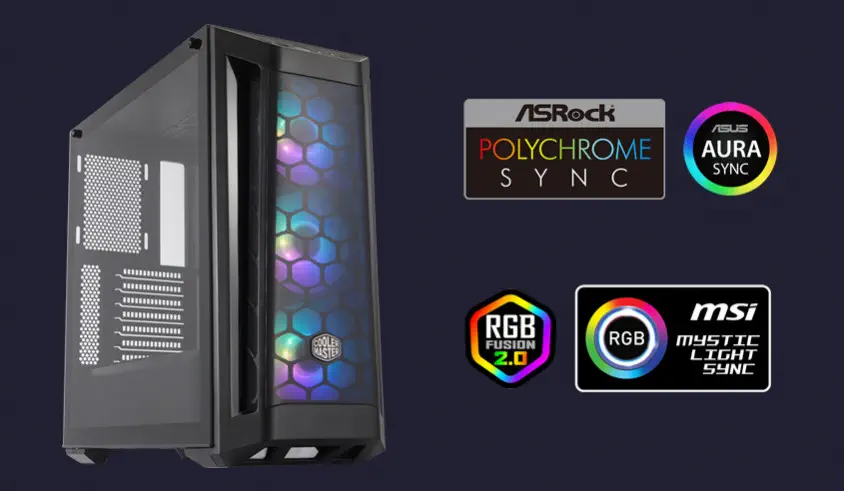 Cooler Master MCB-B511D-KGNN-STU E-ATX Mid-Tower Gaming Kasa