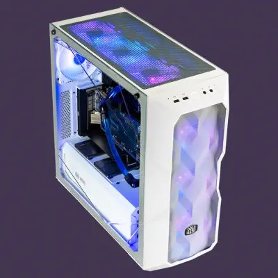 Cooler Master MCB-D500D-WGNN-STU E-ATX Mid-Tower Gaming Kasa