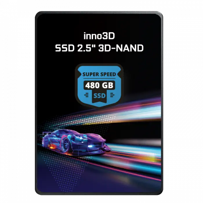 Inno3D 480GB 2.5″ 3D Nand 510/480MB/s SSD Disk