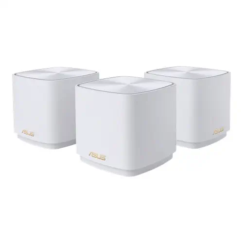 ASUS ZenWiFi AX Mini XD4 (W-3-PK) Wi-Fi 6 Mesh Sistemi (Siyah Üçlü Paket)