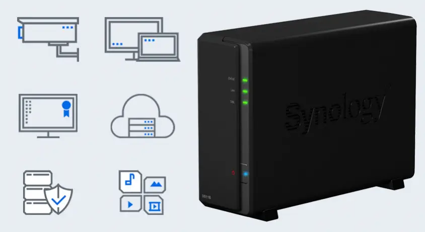 Synology DiskStation DS118 Nas Depolama Ünitesi