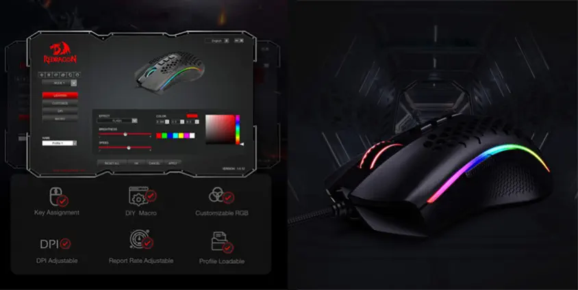 Redragon M808 Storm Kablolu Gaming Mouse