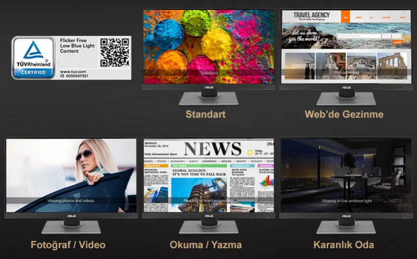 ASUS ProArt Display PA278QV 27″ IPS WQHD Monitör