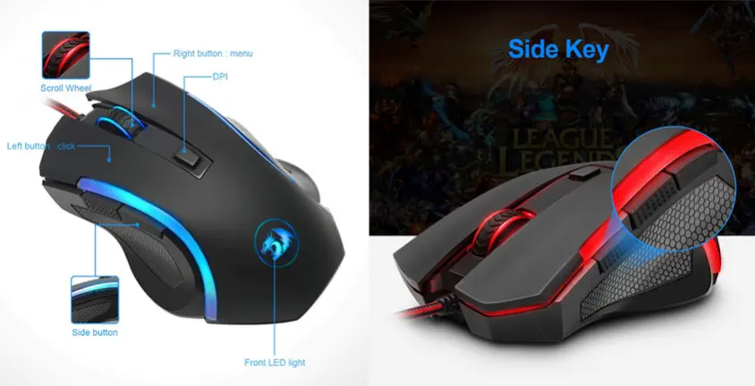 Redragon M606 Nothosaur Kablolu Gaming Mouse