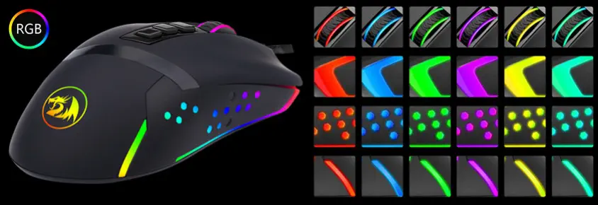 Redragon M712 RGB Octopus Kablolu Gaming Mouse