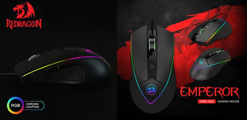 Redragon M909 RGB Emperor Kablolu Gaming Mouse