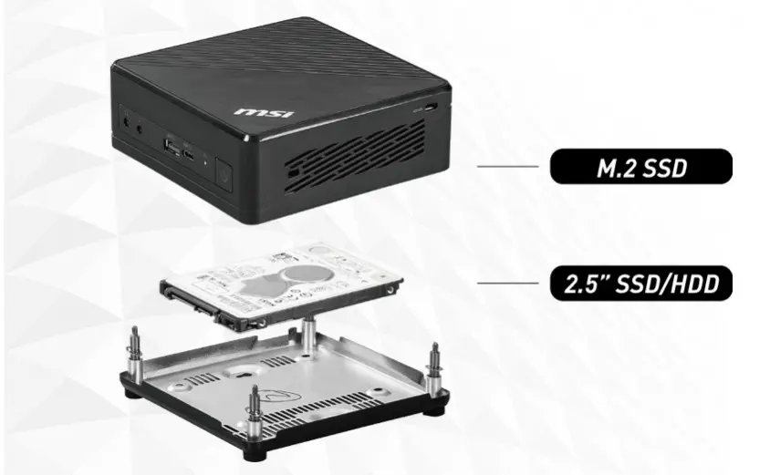 MSI Cubi 5 10M-063EU Siyah Mini PC