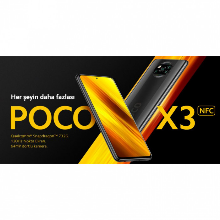 Xiaomi Poco X3 NFC 64GB Mavi Cep Telefonu - Xiaomi Türkiye Garantili