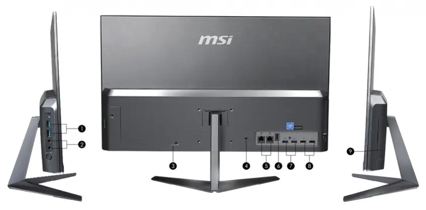MSI Pro 24X 10M-022EU 23.8″ Full HD All In One PC