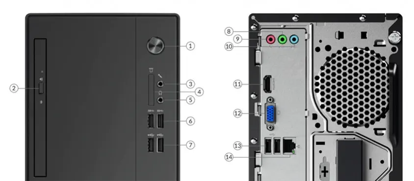 Lenovo V55T 15API 11CC000FTX Masaüstü Bilgisayar