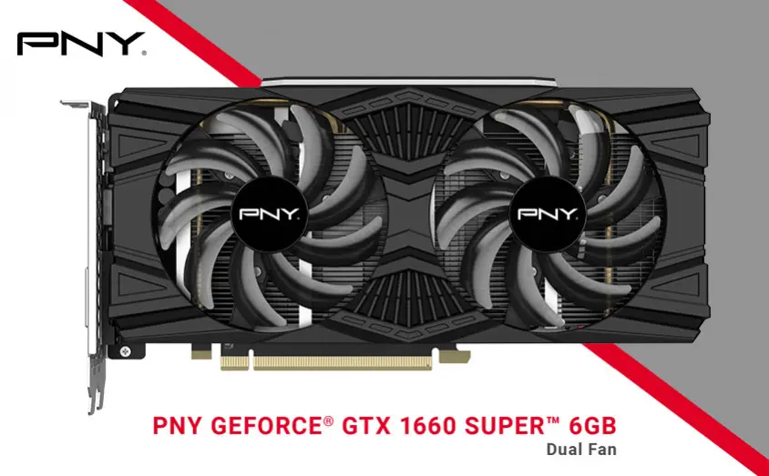 PNY GeForce GTX 1660 Super Dual Fan VCG16606SDFPPB Gaming Ekran Kartı