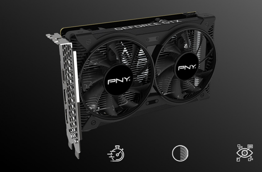 PNY GeForce GTX 1650 Dual Fan VCG16504D6DFPPB Gaming Ekran Kartı