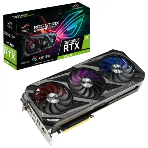 Asus ROG-STRIX-RTX3060TI-O8G-GAMING Ekran Kartı