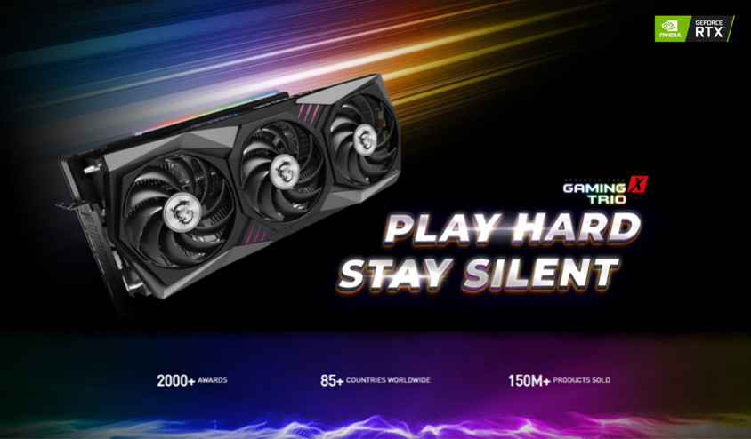 MSI GeForce RTX 3060 Ti GAMING X TRIO Gaming Ekran Kartı