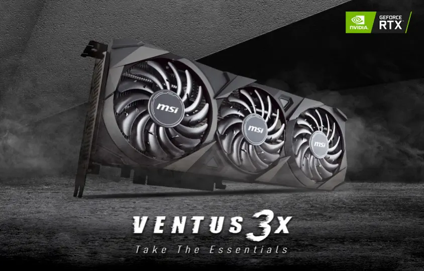 MSI GeForce RTX 3060 Ti Ventus 3X Gaming Ekran Kartı