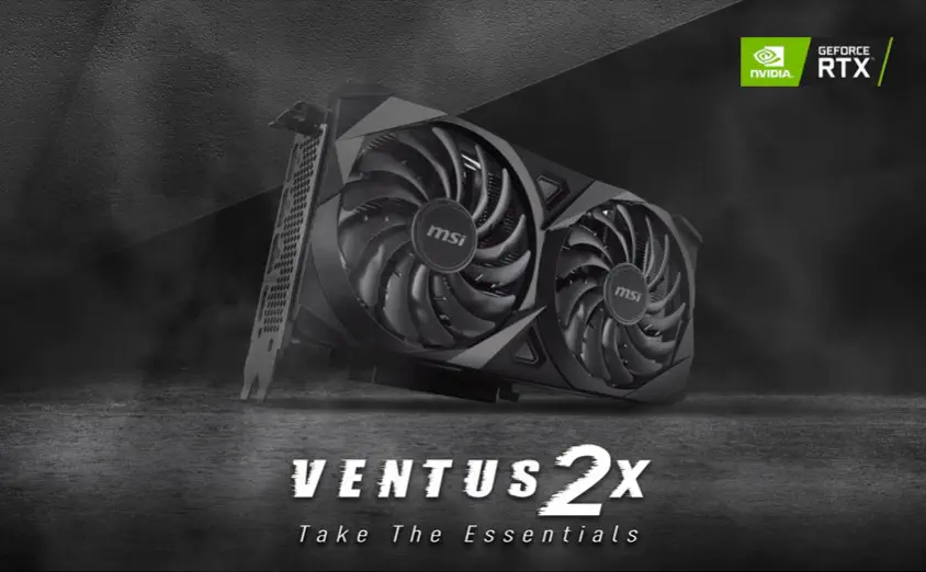 MSI GeForce RTX 3060 Ti Ventus 2X OC Gaming Ekran Kartı