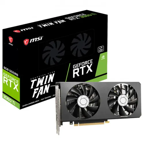 MSI GeForce RTX 3060 Ti Twin Fan Gaming Ekran Kartı