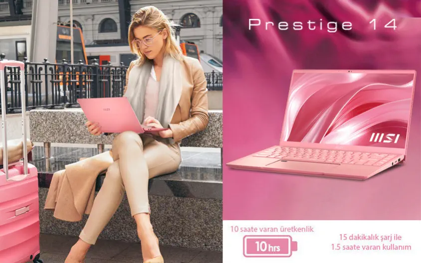 MSI Prestige 14 A11SCX-222TR 14” Full HD Notebook