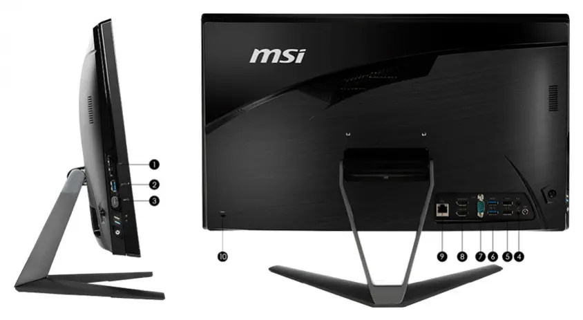 MSI Pro 22XT AM-020XTR 21.5” Full HD All In One PC