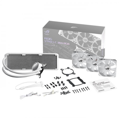 Asus ROG Strix LC 360 RGB White Edition İşlemci Sıvı Soğutucu