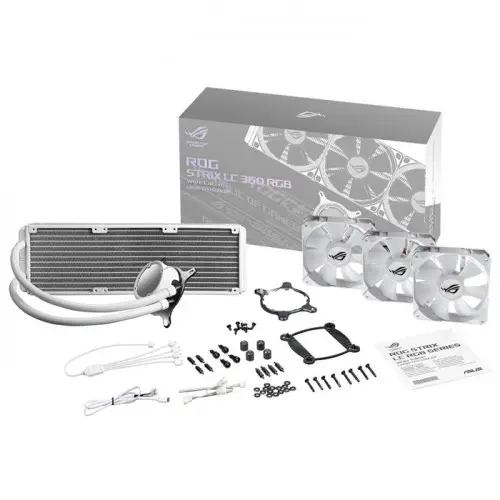 ASUS ROG Strix LC 360 RGB White Edition 360mm İşlemci Sıvı Soğutucu (90RC0072-M0UAY0)
