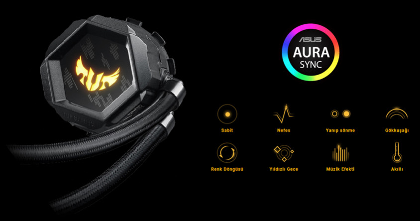 Asus TUF Gaming LC 120 RGB İşlemci Sıvı Soğutucu