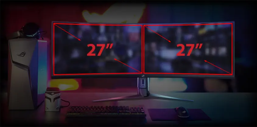 ASUS ROG Strix XG49VQ 49” Super Ultra-Wide VA Curved Gaming Monitör