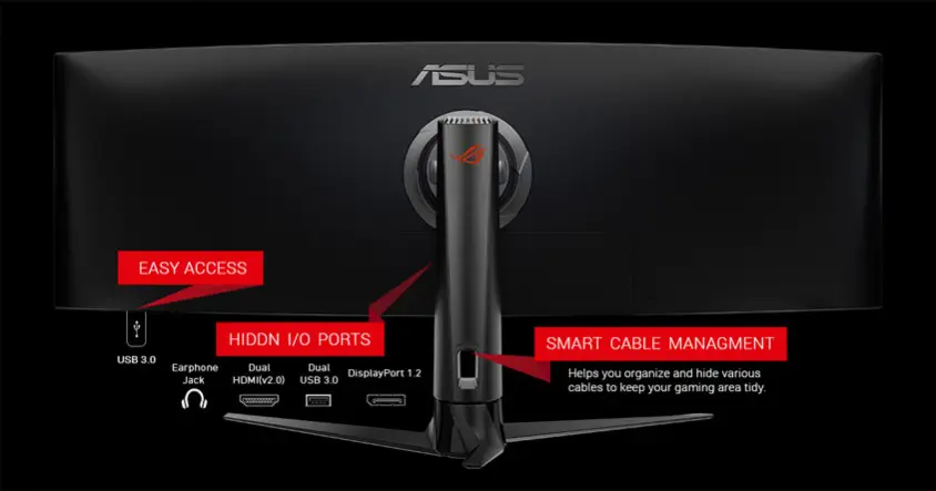 ASUS ROG Strix XG49VQ 49” Super Ultra-Wide VA Curved Gaming Monitör