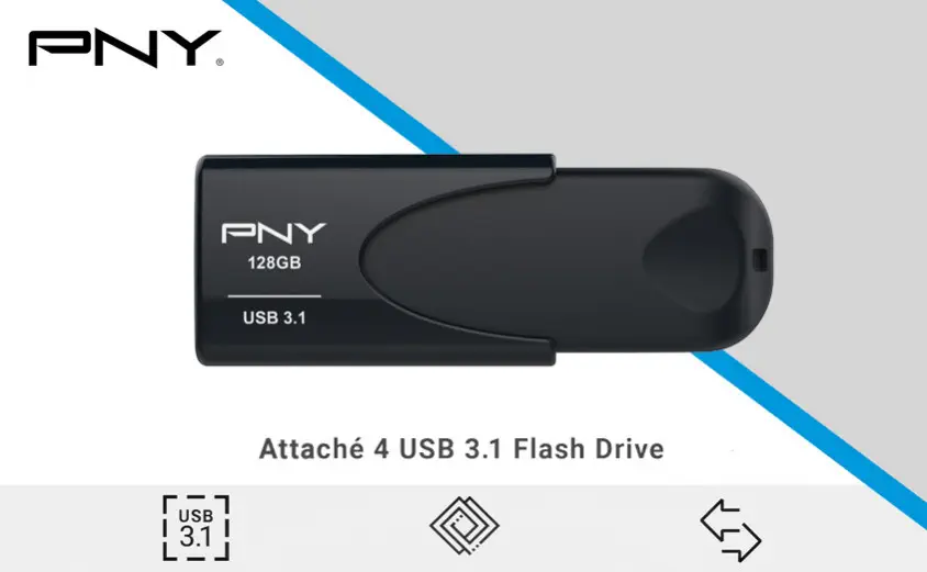 PNY Attache 4 FD128ATT431KK-EF 128GB USB 3.1 Flash Bellek