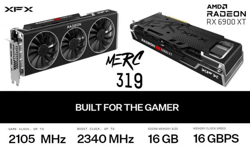 XFX Speedster MERC 319 AMD Radeon RX 6900 XT Ultra RX-69XTACUD9 Gaming Ekran Kartı