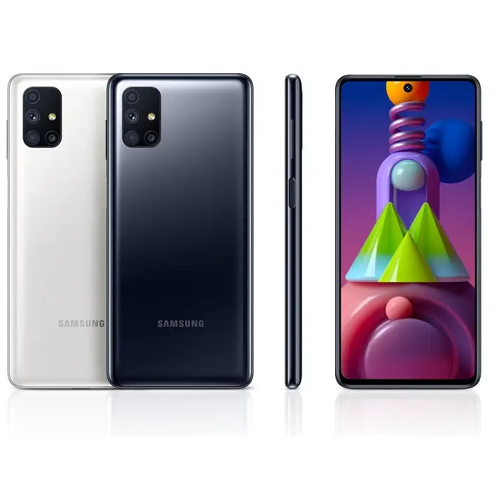 Samsung Galaxy M51 128GB 8GB RAM Beyaz Cep Telefonu 