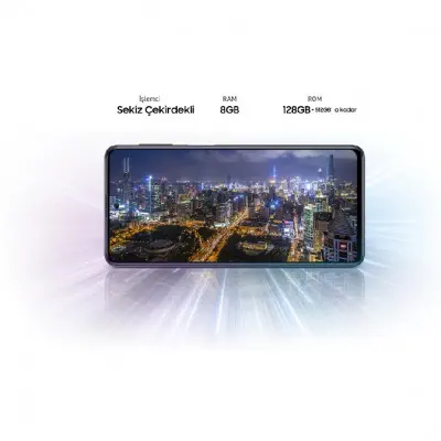 Samsung Galaxy M51 128GB 8GB RAM Beyaz Cep Telefonu 
